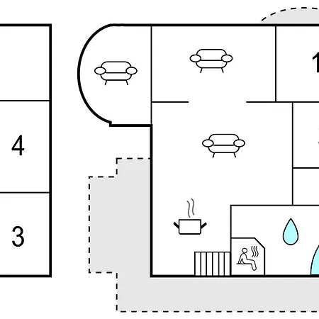 Hébergement de vacances Four-bedroom In Thisted