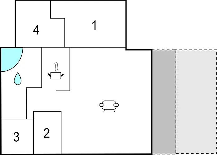 בית נופש Four-bedroom In טהיסטד